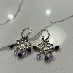 Purple Earrings